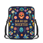 Cinco de Mayo Day Of The Dead Print Rectangular Crossbody Bag