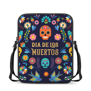 Cinco de Mayo Day Of The Dead Print Rectangular Crossbody Bag