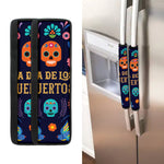 Cinco de Mayo Day Of The Dead Print Refrigerator Handle Covers