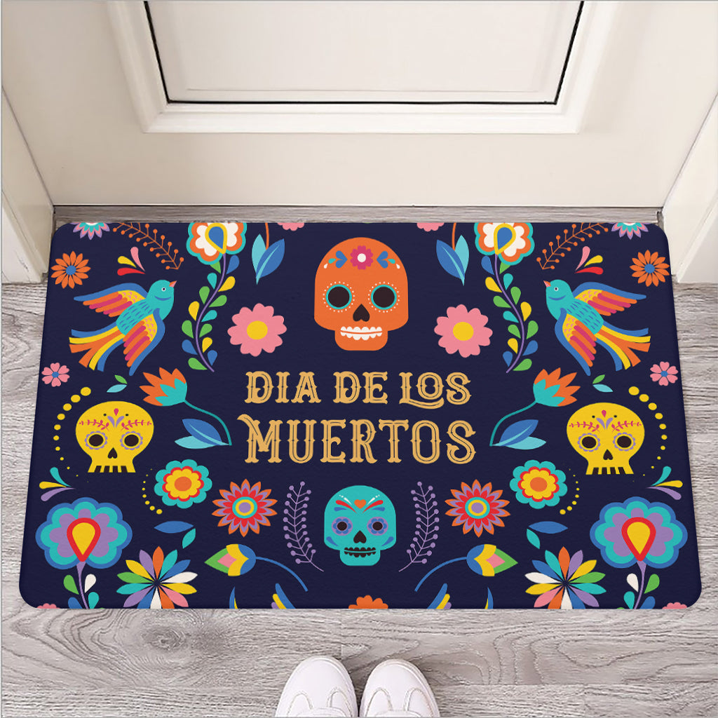 Cinco de Mayo Day Of The Dead Print Rubber Doormat