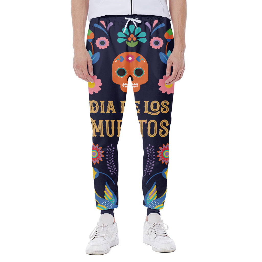 Cinco de Mayo Day Of The Dead Print Scuba Joggers