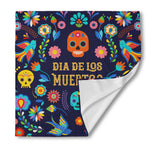 Cinco de Mayo Day Of The Dead Print Silk Bandana