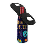 Cinco de Mayo Day Of The Dead Print Single Neoprene Wine Tote