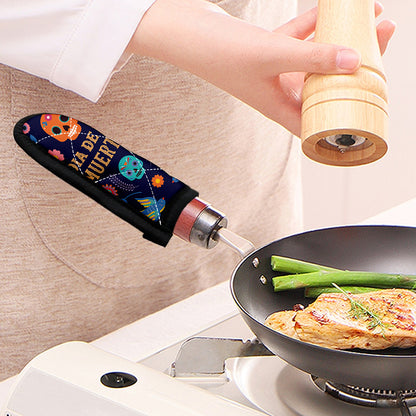 Cinco de Mayo Day Of The Dead Print Skillet Handle Cover