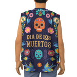 Cinco de Mayo Day Of The Dead Print Sleeveless Baseball Jersey