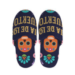 Cinco de Mayo Day Of The Dead Print Slippers