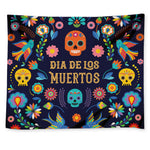 Cinco de Mayo Day Of The Dead Print Tapestry