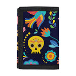 Cinco de Mayo Day Of The Dead Print Trifold Wallet