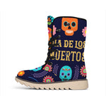 Cinco de Mayo Day Of The Dead Print Winter Boots