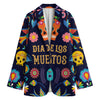 Cinco de Mayo Day Of The Dead Print Women's Blazer