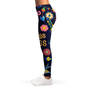 Cinco de Mayo Day Of The Dead Print Women's Leggings