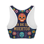 Cinco de Mayo Day Of The Dead Print Women's Sports Bra