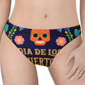Cinco de Mayo Day Of The Dead Print Women's Thong