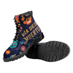 Cinco de Mayo Day Of The Dead Print Work Boots