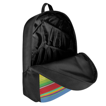Cinco De Mayo Mexican Pattern Print 17 Inch Backpack