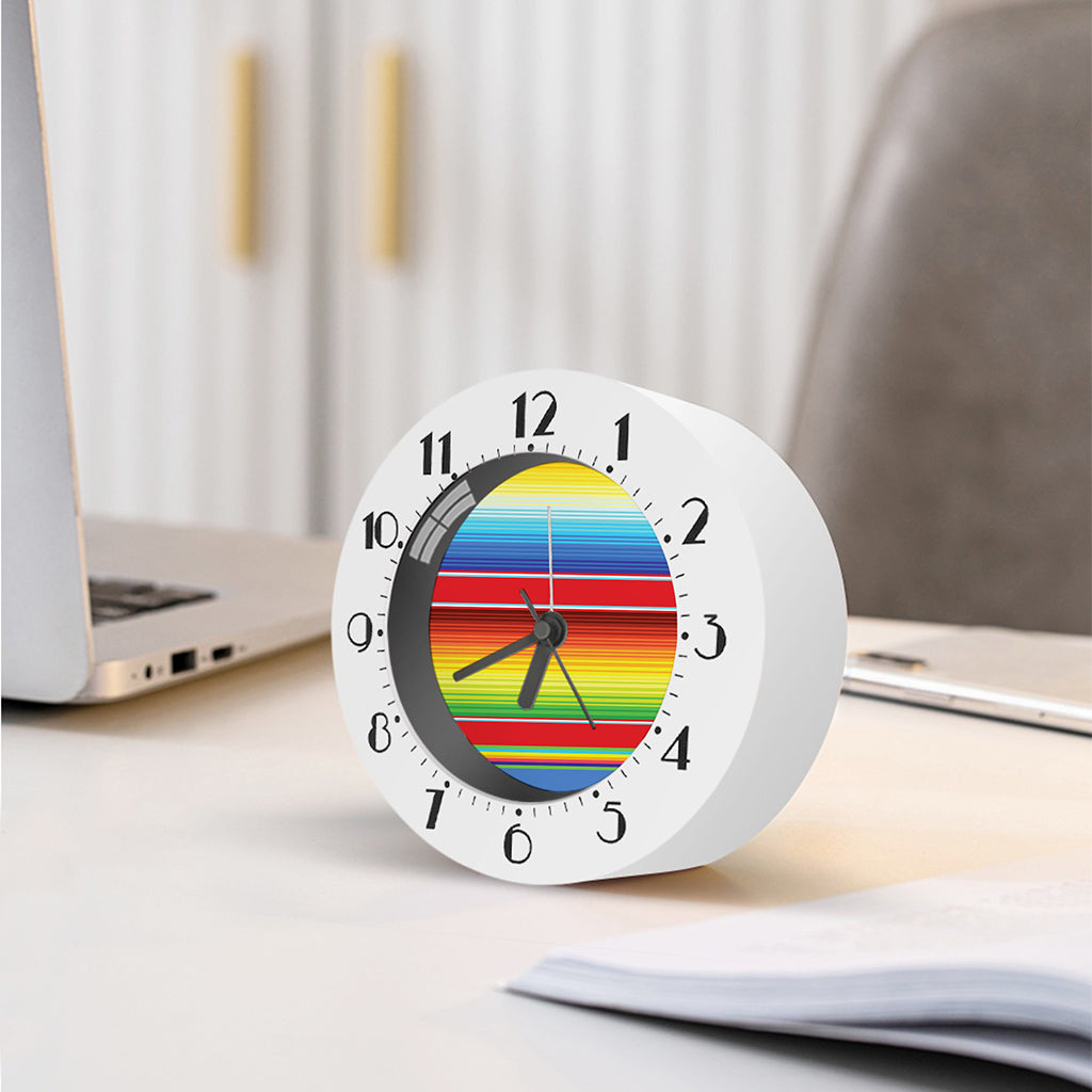 Cinco De Mayo Mexican Pattern Print Alarm Clock