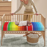 Cinco De Mayo Mexican Pattern Print Baby Crib Sheet