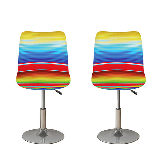 Cinco De Mayo Mexican Pattern Print Bar Stool Covers