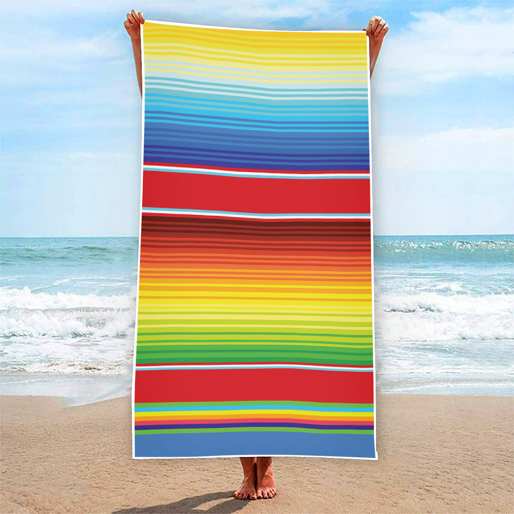 Cinco De Mayo Mexican Pattern Print Beach Towel