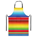 Cinco De Mayo Mexican Pattern Print Bib Apron With Pocket