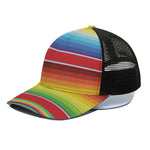 Cinco De Mayo Mexican Pattern Print Black Mesh Trucker Cap