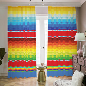 Cinco De Mayo Mexican Pattern Print Blackout Pencil Pleat Curtains