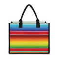 Cinco De Mayo Mexican Pattern Print Canvas Tote Bag