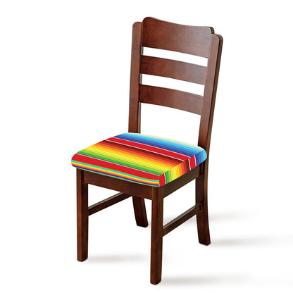 Cinco De Mayo Mexican Pattern Print Chair Cushion Cover