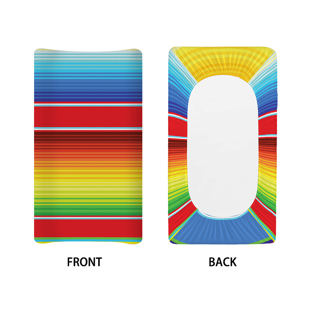 Cinco De Mayo Mexican Pattern Print Changing Pad Cover