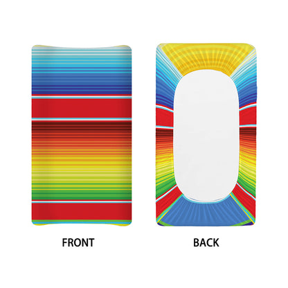 Cinco De Mayo Mexican Pattern Print Changing Pad Cover