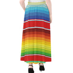 Cinco De Mayo Mexican Pattern Print Chiffon Maxi Skirt