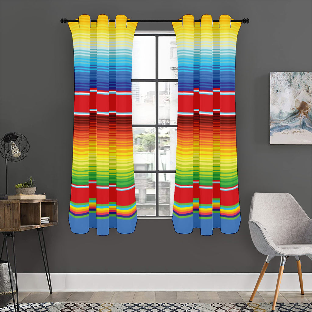 Cinco De Mayo Mexican Pattern Print Curtain