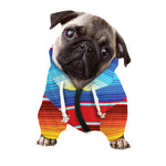 Cinco De Mayo Mexican Pattern Print Dog Zip Up Hoodie