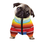 Cinco De Mayo Mexican Pattern Print Dog Zip Up Jacket
