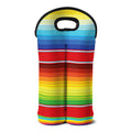 Cinco De Mayo Mexican Pattern Print Double Neoprene Wine Tote
