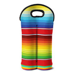 Cinco De Mayo Mexican Pattern Print Double Neoprene Wine Tote