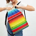 Cinco De Mayo Mexican Pattern Print Drawstring Backpack