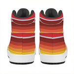 Cinco De Mayo Mexican Pattern Print High Top Leather Sneakers