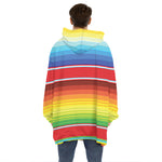 Cinco De Mayo Mexican Pattern Print Hoodie Blanket