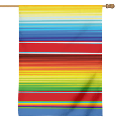 Cinco De Mayo Mexican Pattern Print House Flag