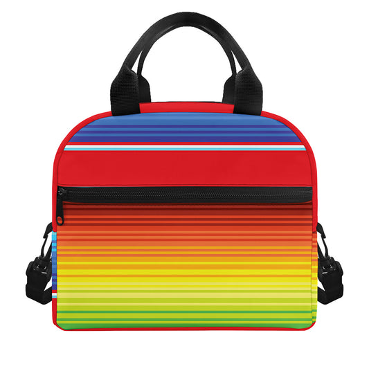 Cinco De Mayo Mexican Pattern Print Insulated Lunch Bag