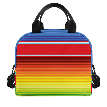 Cinco De Mayo Mexican Pattern Print Insulated Lunch Bag