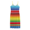 Cinco De Mayo Mexican Pattern Print Jersey Midi Cami Dress