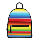 Cinco De Mayo Mexican Pattern Print Leather Backpack