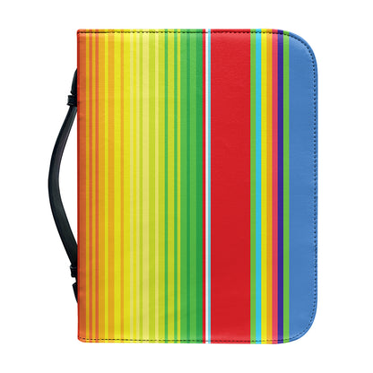 Cinco De Mayo Mexican Pattern Print Leather Bible Cover