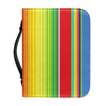 Cinco De Mayo Mexican Pattern Print Leather Bible Cover