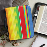 Cinco De Mayo Mexican Pattern Print Leather Bible Cover