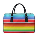 Cinco De Mayo Mexican Pattern Print Leather Duffle Bag