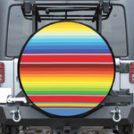 Cinco De Mayo Mexican Pattern Print Leather Spare Tire Cover