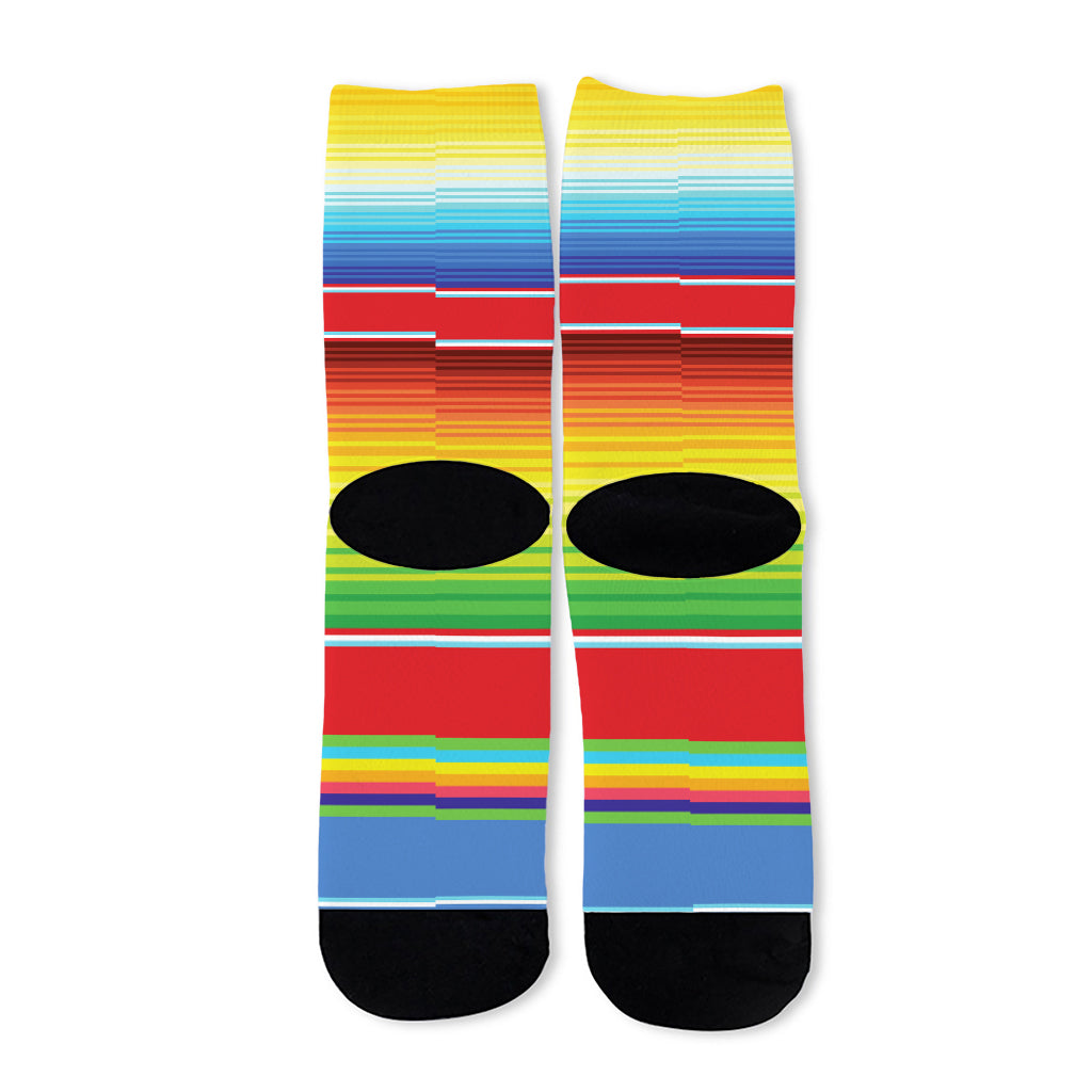 Cinco De Mayo Mexican Pattern Print Long Socks